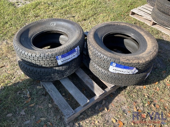 Set of 4 2023 ST235/80R18 Radial Trailer Tires