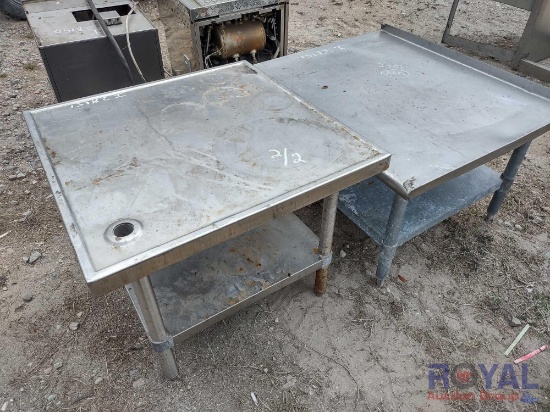 commercial stainless tables
