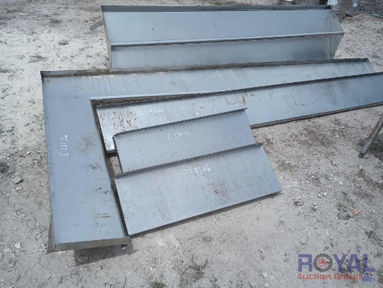 stainless steel five pieces shelves