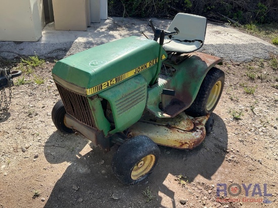John Deere C214K Ride On Mower