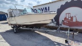 1982 SportsCraft 16FT Bowrider Boat and Load Rite Trailer