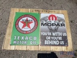 2 Retro Vintage Signs