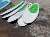 5 Paddle Boards with paddles