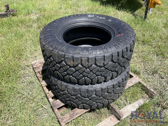 Two Used Goodyear Wrangler Duratrac Tires