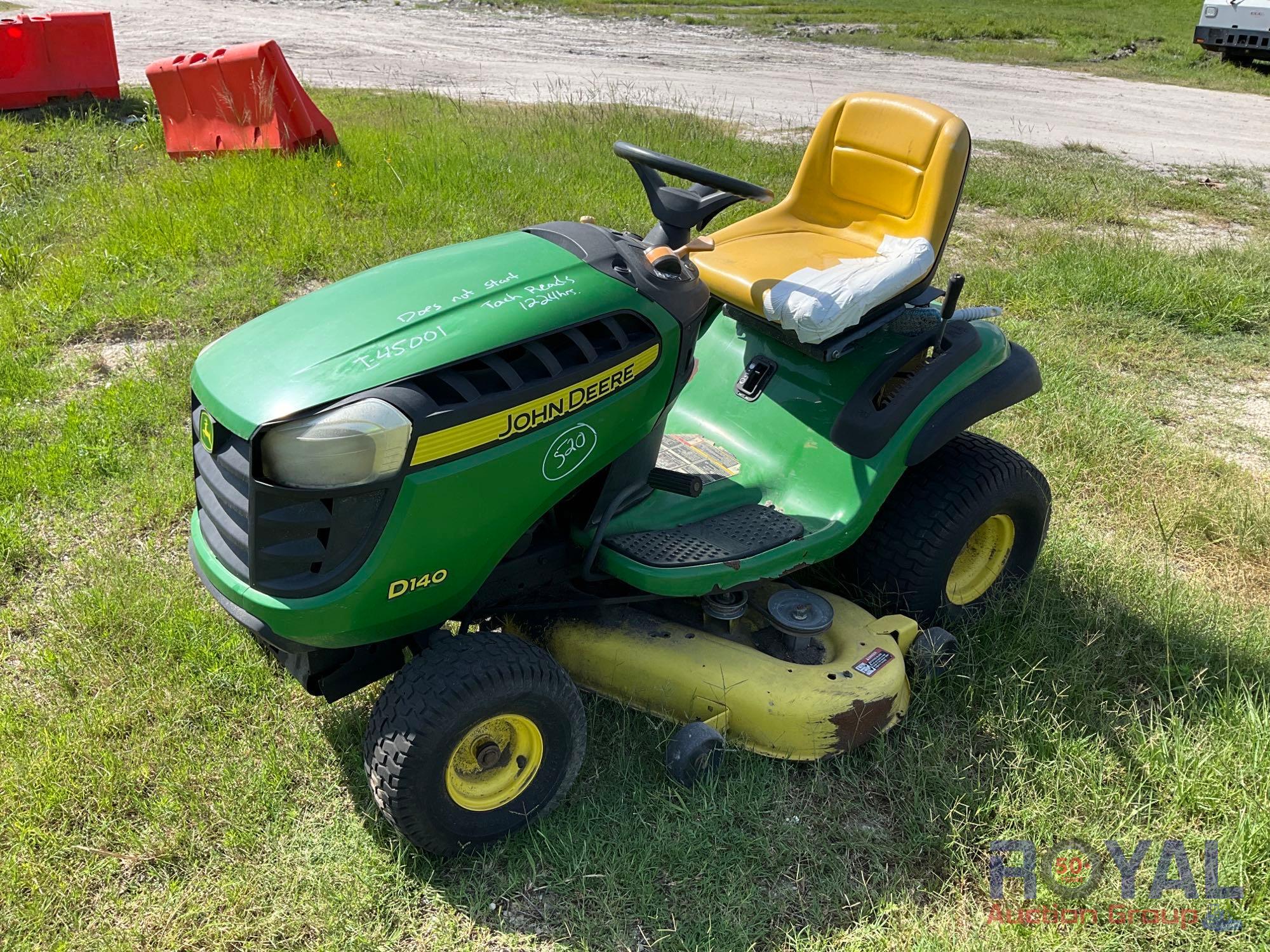 John deere d140 online mower