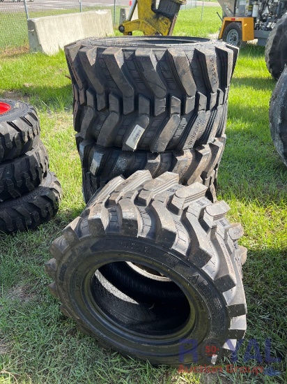 Unused Set of 4 Camso 31x15.5-15 Skid Steer Tires