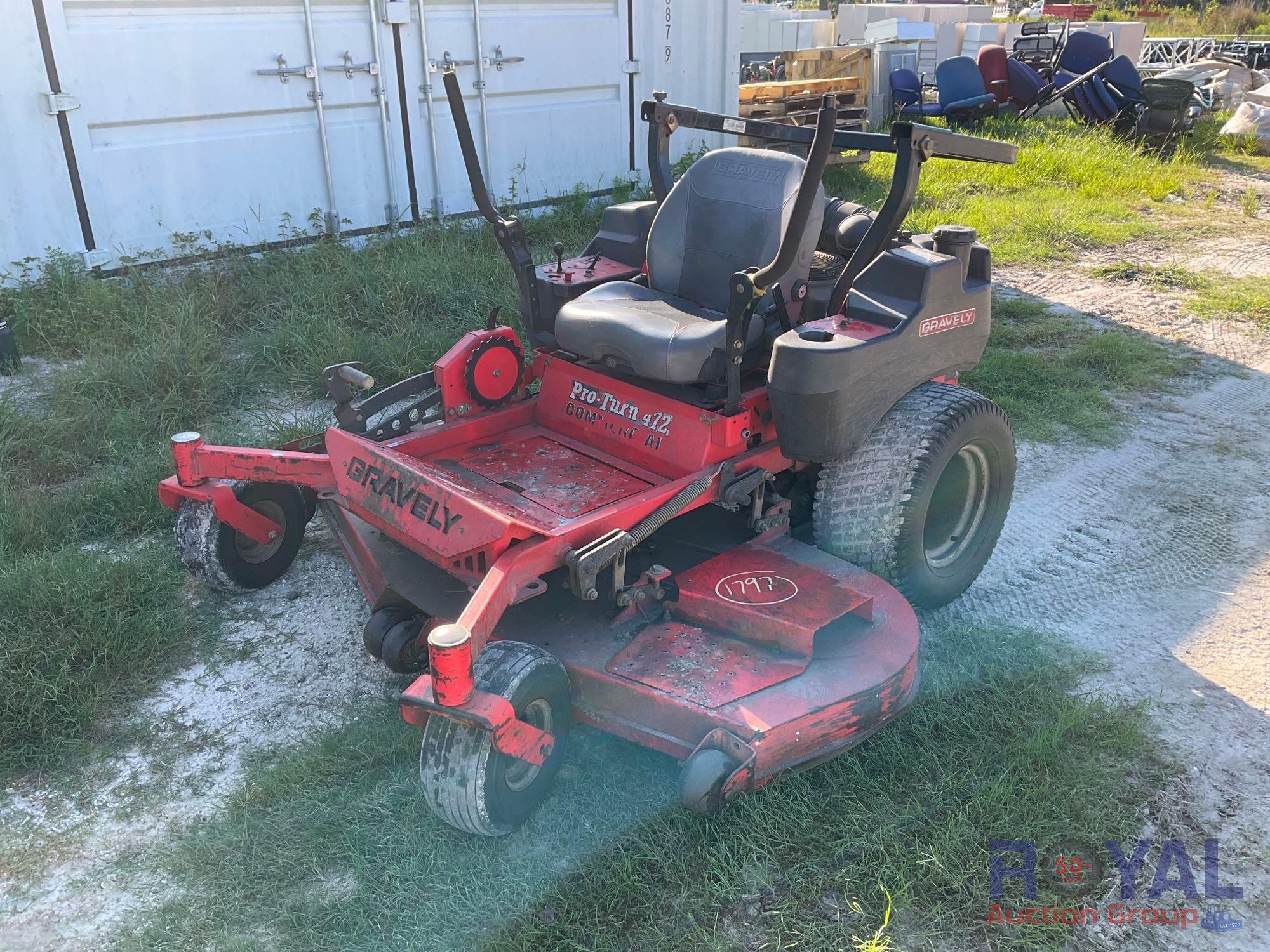 2014 Gravely Pro Turn 472 72in Deck Zero Turn Proxibid