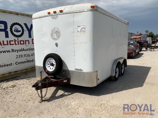 2008 Forest River GAEX812TA2 12ft Enclosed Trailer | Heavy Construction ...