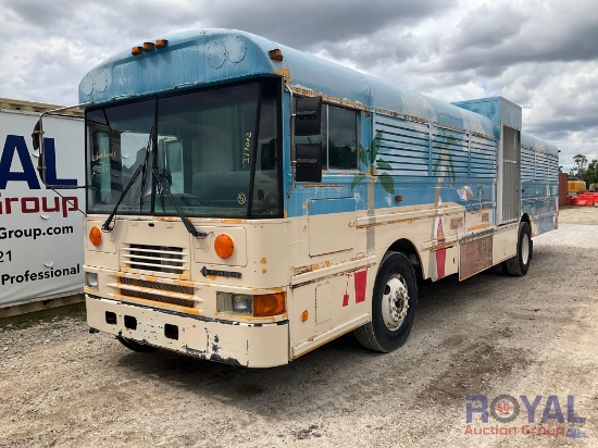 International Mobile Bathroom Conversion School Bus
