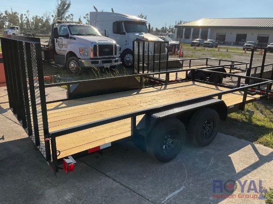 2024 Worldwide U-7x16 TA 16ft Trailer