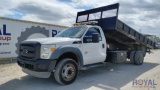 2012 Ford F-450 Flatbed Crane Dump Truck