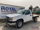 2005 Chevrolet Silverado 4x4 Flat Bed Truck