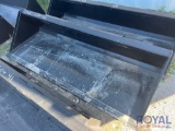 2023 84in Skid Steer Bucket Attachment