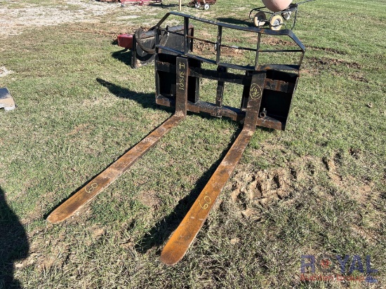 60? Skid Steer Pallet Forks
