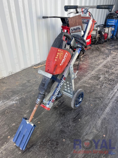 2018 Hilti TE 1000-AVR Demolition Hammer with Makinex Cart with Carry Water Tanks