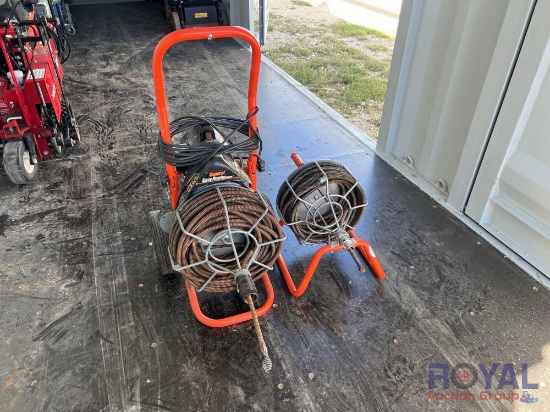 General X500 Electric Drain Snake with Two Size Reels
