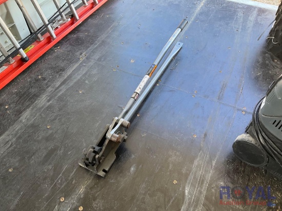 Rebar Bender, Chain Wrench, and Marshalltown Bull Float Finishers Tools