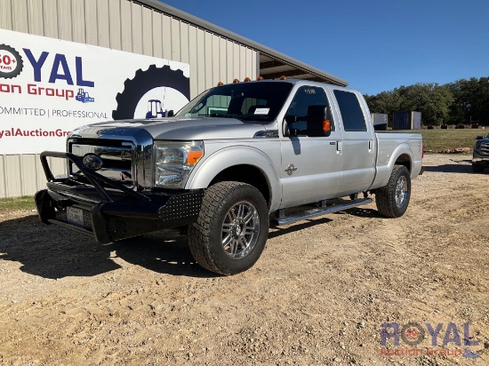 2013 Ford F250 4x4 Crew Cab Lariat Pickup Truck