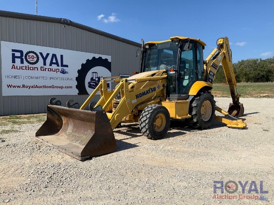 2007 Komatsu WB146 4x4 Extendahoe Loader Backhoe