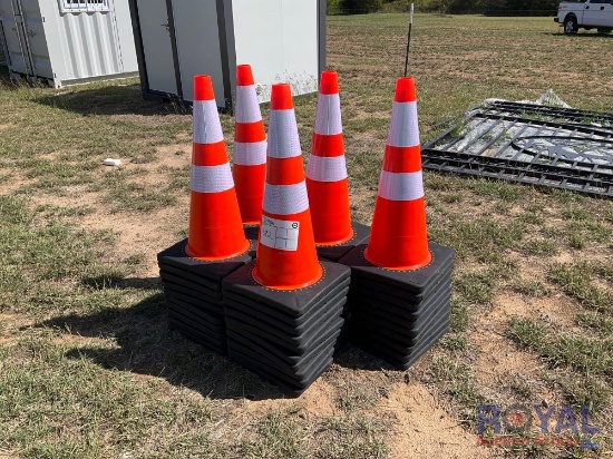 2023 Steelman Lot of 50 Safety Traffic Cones