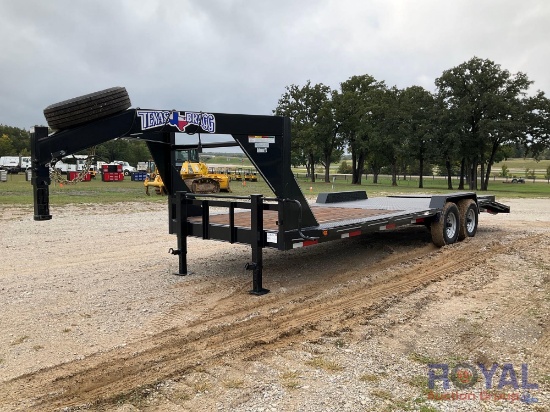 2022 Texas Bragg 205TDGN T/A Equipment Gooseneck Trailer