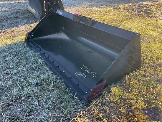 Unused 72 inch Vernig Skid Steer Bucket