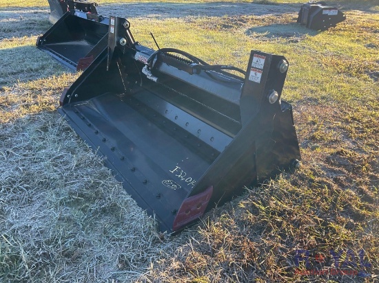 Unused 72 inch Vernig Clam Shell Skid Steer Bucket