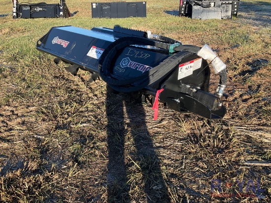 Unused 72 inch Vernig Skid Steer Tiller