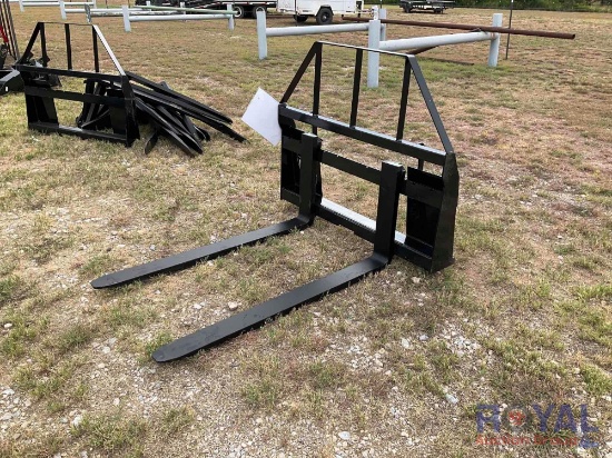 2023 AgroTK SAII100 48in Skid Steer Fork Attachment