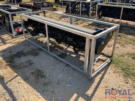 2023 72in Skid Steer Rotary Tiller Attachment
