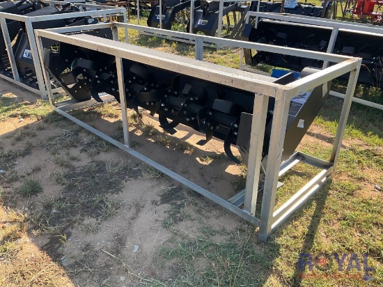 2023 72in Skid Steer Rotary Tiller Attachment
