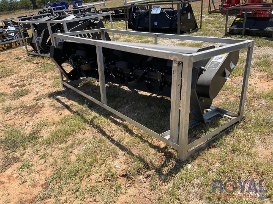 2023 72in Skid Steer Rotary Tiller Attachment