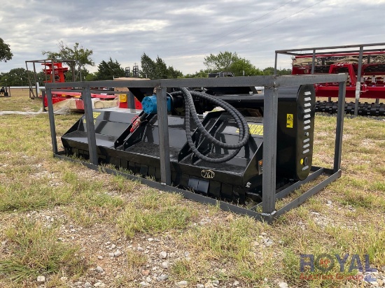 2023 Mower King SSEFGC175 72in Skid Steer Flail Mower Attachment