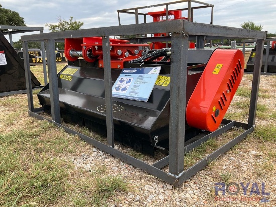 2023 AGT EXFLM115 48in Excavator Brush Flail Mower Attachment