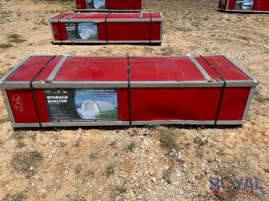 2023 Gold Mountain W20ft x L30ft x H12ft Dome Storage Shelter
