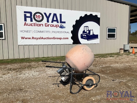 3.5 Cubic Foot Electric Cement Mixer