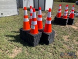 2023 Steelman Lot of 50 Safety Traffic Cones