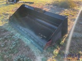 Unused 72 inch Vernig Skid Steer Bucket