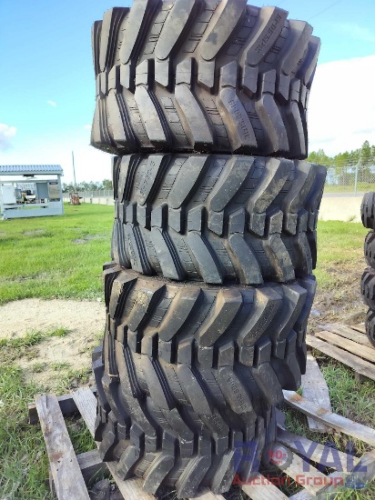 Set of 4 Skid Steer Tires. 31x15.50-15