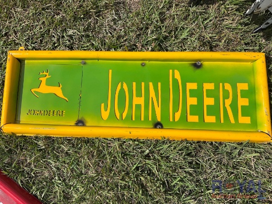 Sheet Metal John Deere Sign
