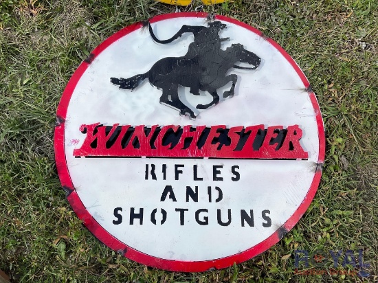 2023 3D Winchester Themed Sign