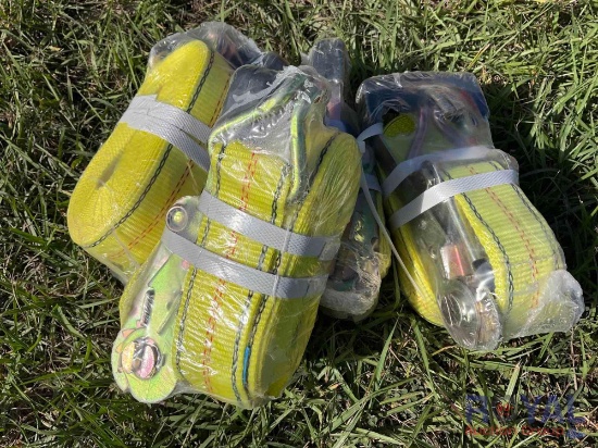 Lot Of 4pcs 2023 Tie Down Straps