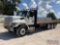 2013 International Workstar 7400 Tri Axle 26ft. Flatbed Truck W/ Piggyback