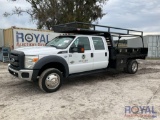 2013 Ford F550 Crew Cab FlatBed Truck
