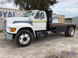 1998 Ford F800 12ft FlatBed Truck