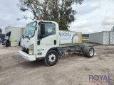 2013 Isuzu NPR-HD Cab and 12ft Chassis Truck