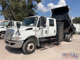2013 International DuraStar 4300 Crew Cab Mason Dump Truck