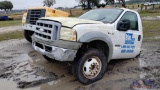 2005 Ford F550 Cab with Engine and Transmission