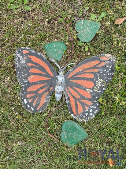 Butterfly Metal Lawn Art