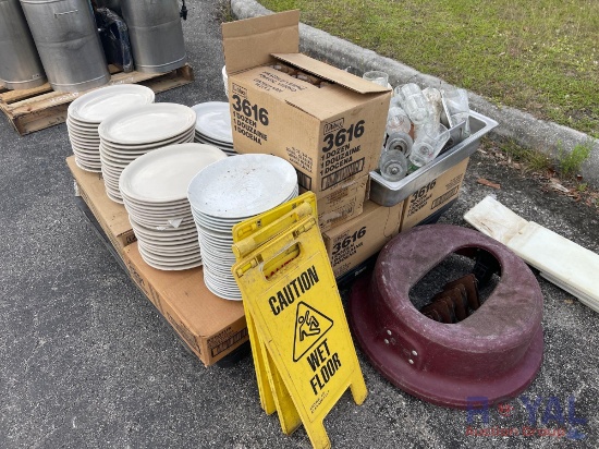 Lot of Plates and Cups